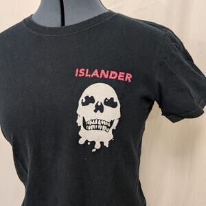 Islanders Band Skull Tee, Size L